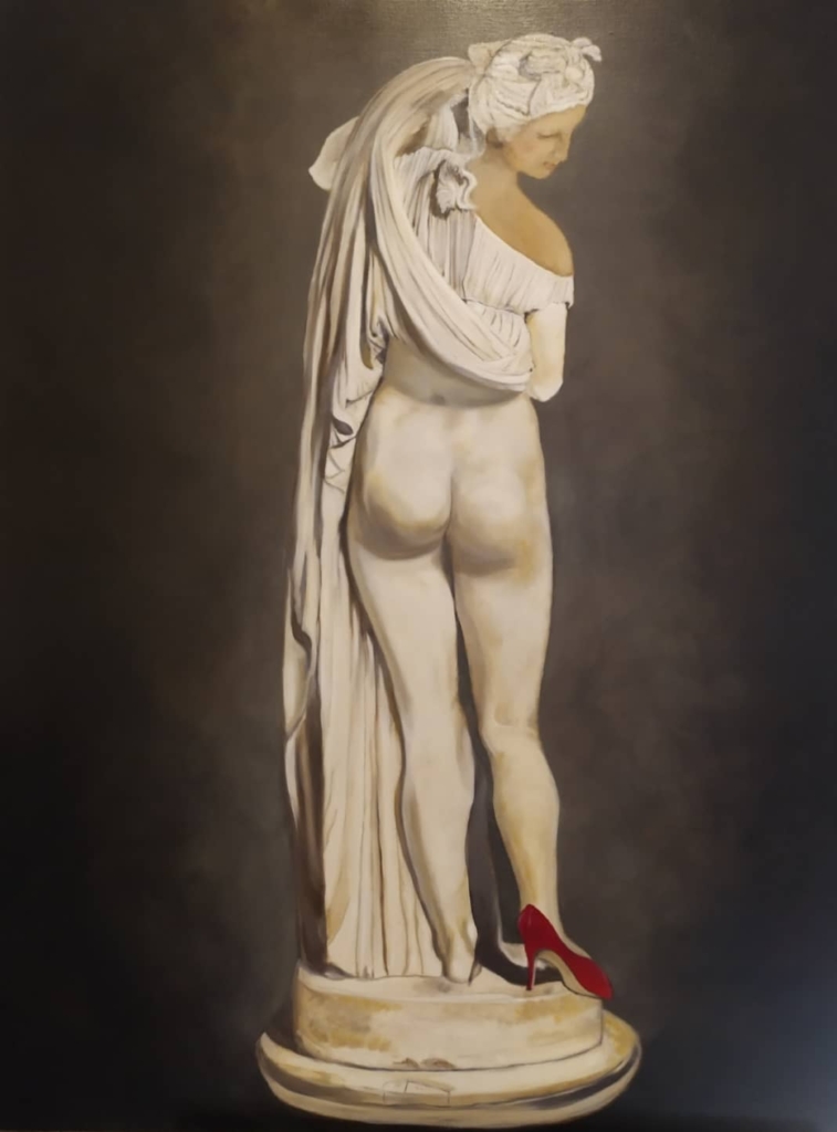 Afrodite Olio su tela 100x80 Salvatore Dangelo