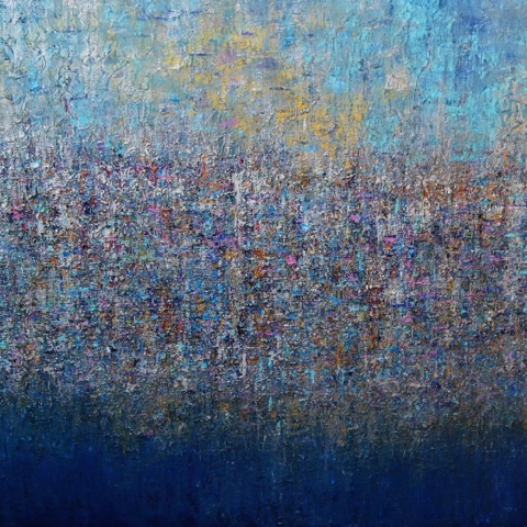 Le interviste di Marta Lock: Paola D’Antuono, l’eclettismo artistico che trova la sua realizzazione nella pittura 9 COPERTINA ARTICOLO Orizzonti sospesi olio su tela 100x150 2021 Paola DAntuono
