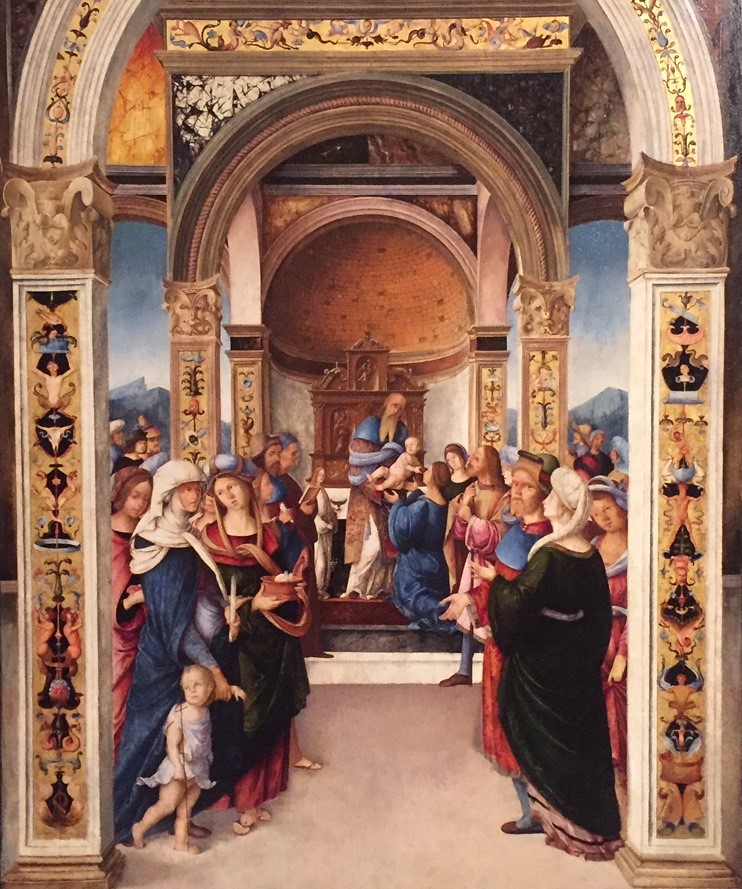Antonio Pirri Presentazione del Bambino al Tempio tavola cm 69x532 1